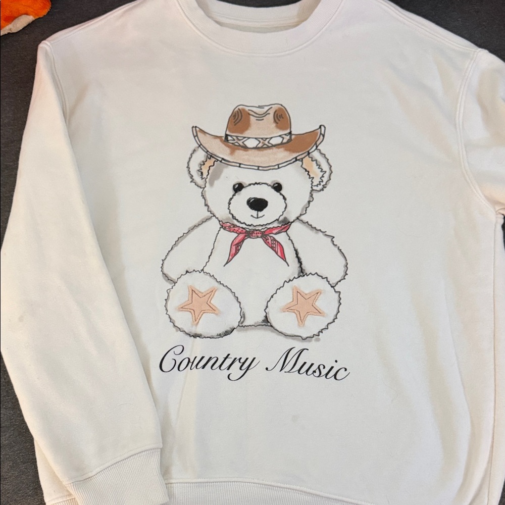 Zoe + Liv Cozy White Sweatshirt